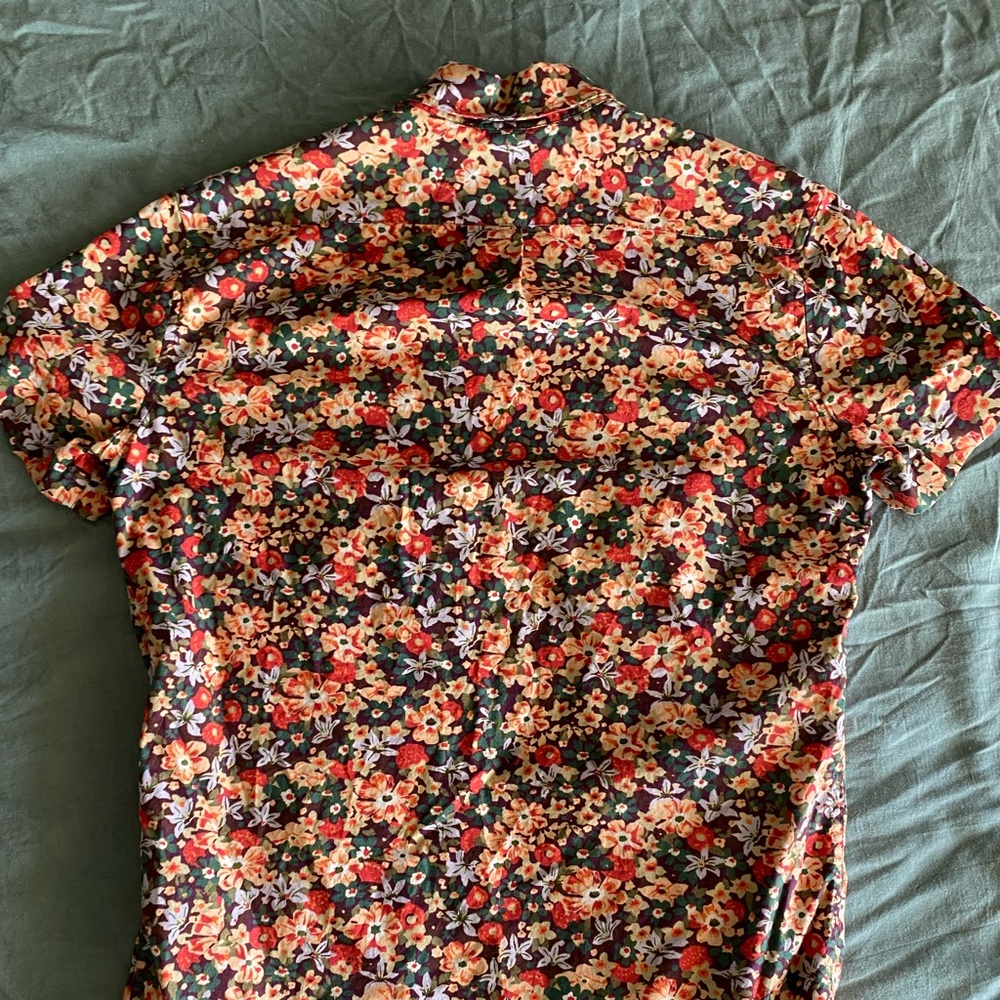 Mens J.Crew Flex short sleeve button up